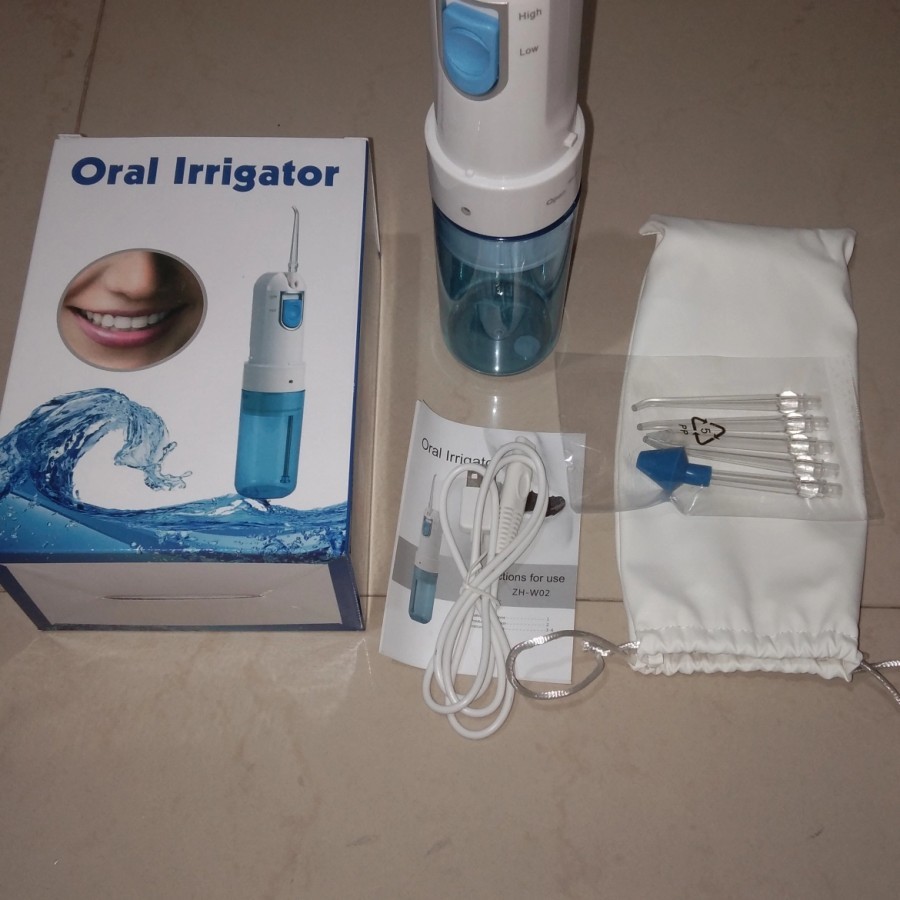 Portable Oral Irrigator Water Flosser Dental Electric Floss Water Jet Pembersih gigi