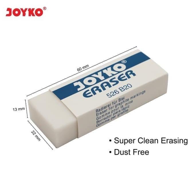 

((((()paling dicari] Penghapus Eraser Joyko Putih Besar 526-B20 Dust Free