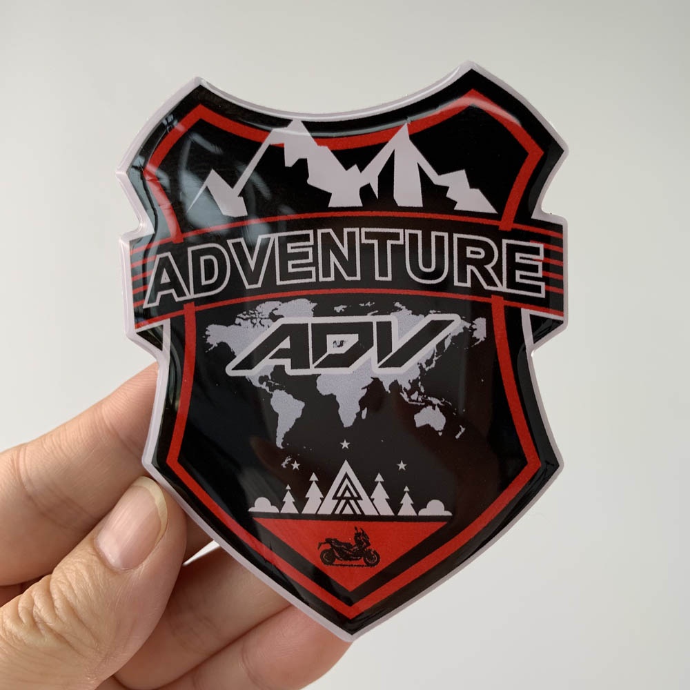 Stiker Kaca Depan Mobil Motif Tulisan ADV Adventure Untuk BMW Honda Yamaha Moto Guzzi Benelli