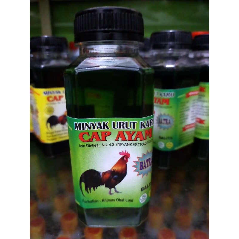 Minyak Urut Karo Cap Ayam (untuk bayi 2 tahun)