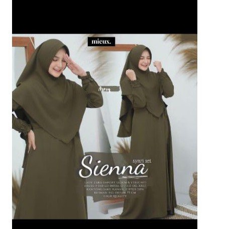 

SIENNA WARNA ARMY CATATAN ADA 2 UKURAN