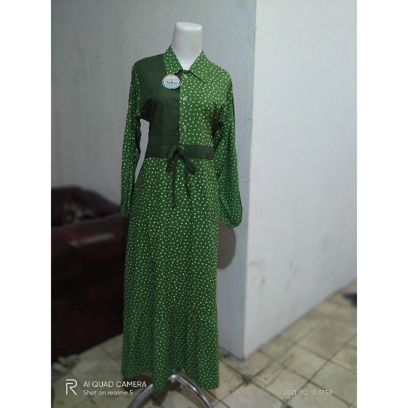 BJ- GONTOR/ PESANTREN/SANTRI/SANTRIWATI/PONDOK/gamis motif/baju santri gontor/baju harian santri