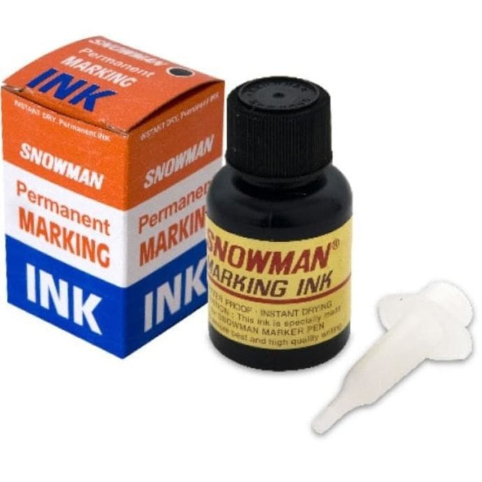 

Tinta Refill Spidol Permanent Snowman Warna Hitam Harga Per Pcs