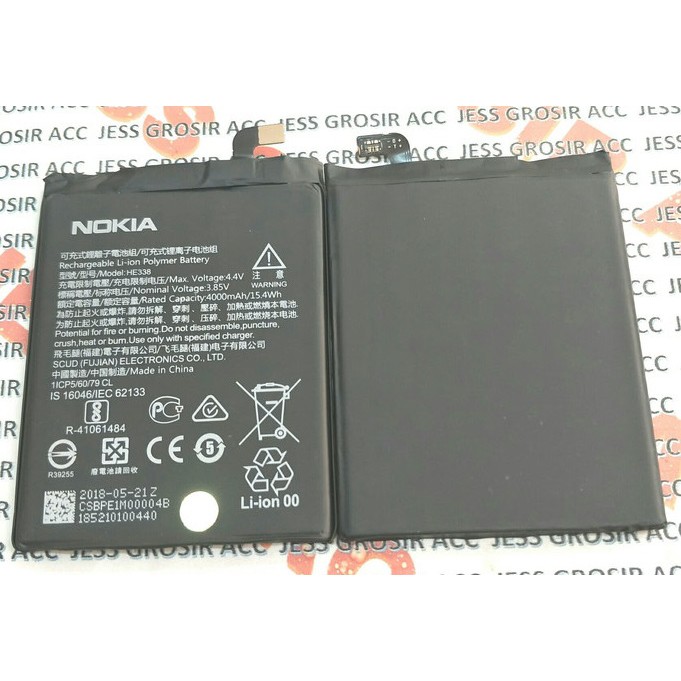 Battery Batre Baterai Nokia 2 HE-338 HE338 HE 338 TA-1029