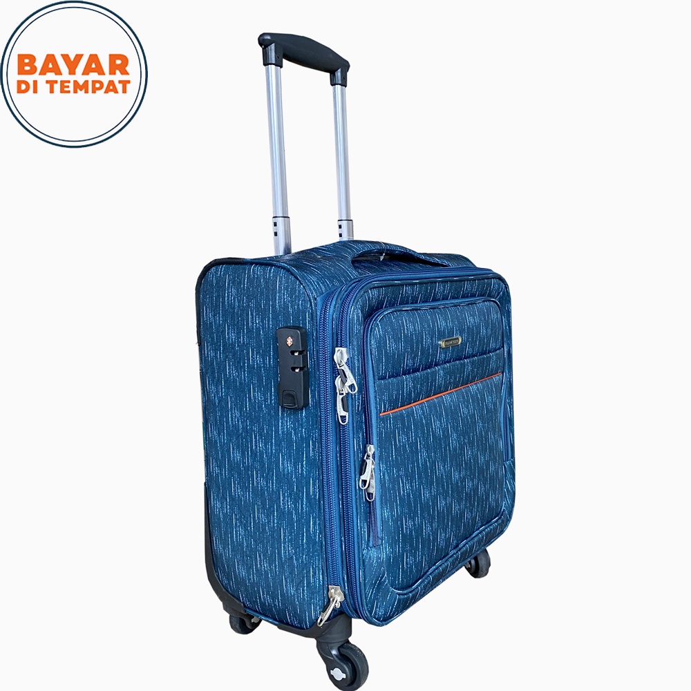 3.3 FASHION SALE Koper Softcase Kabin Size 20inch Koper Roda 4 Anti Maling Koper Baju dan Travelling