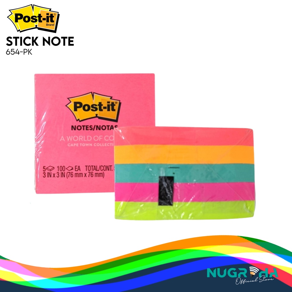 

STICK NOTE POST-IT 654-PK