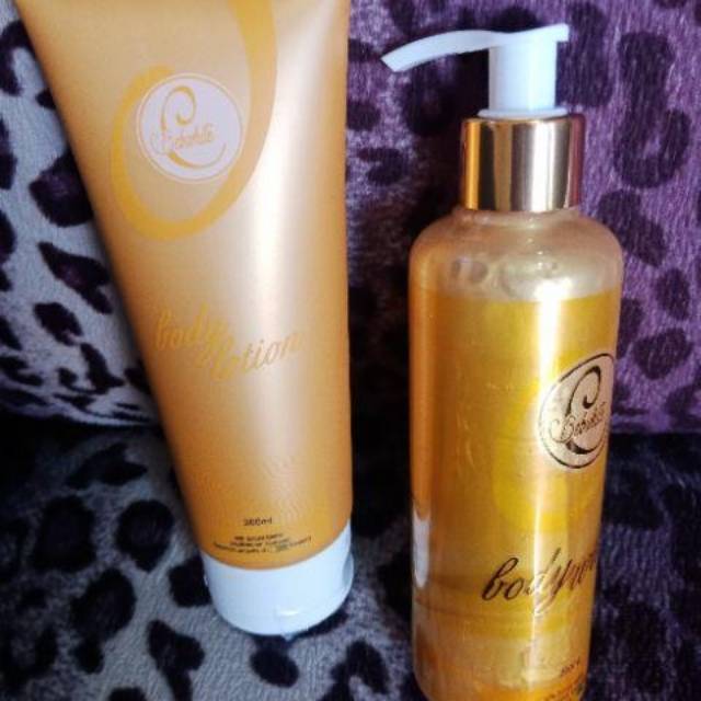 Body lotion dan body wash BBC white