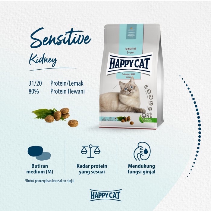 Happy Cat Sensitive Kidney Freshpack 300gr Dry Food Kucing