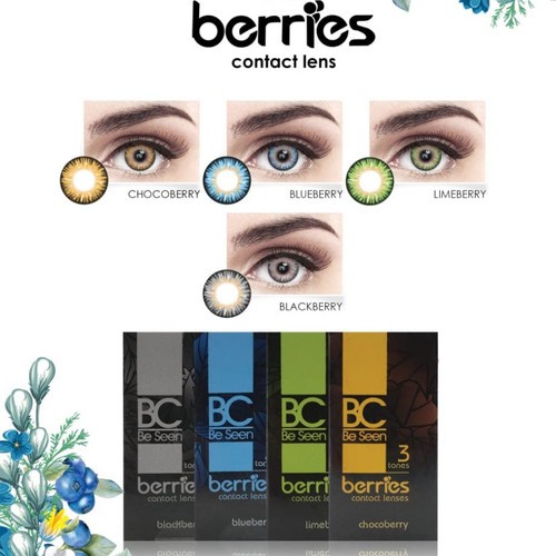 SOFTLENS OMEGA BC BERRIES  BLACKBERRY NORMAL DAN MINUS 0.50 S/D -8.00 DIA 14.5MM