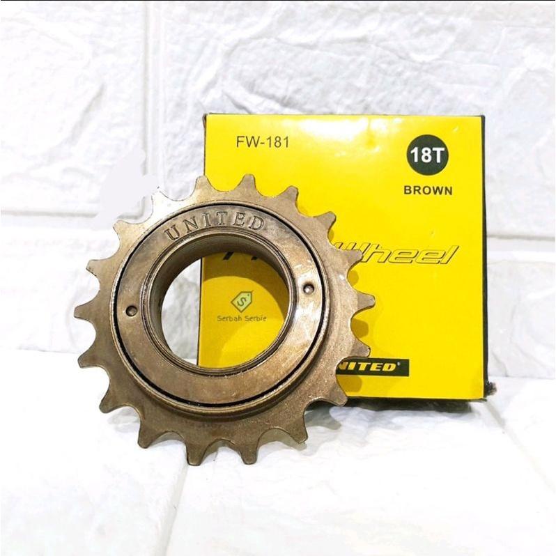 FREEWHEL SINGLE 18T FREEWHEEL UNITED 16T GIR 22T GIR BELAKANG SINGLE GIR BMX GIR FIXIE