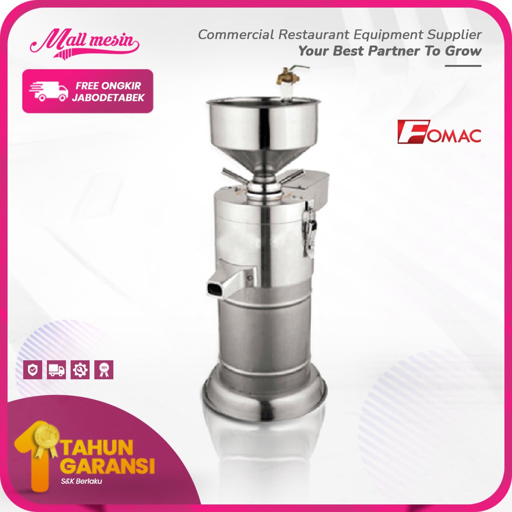 Mesin Giling Kacang Kedelai Susu / Mesin Soyabean FOMAC SBG-100A