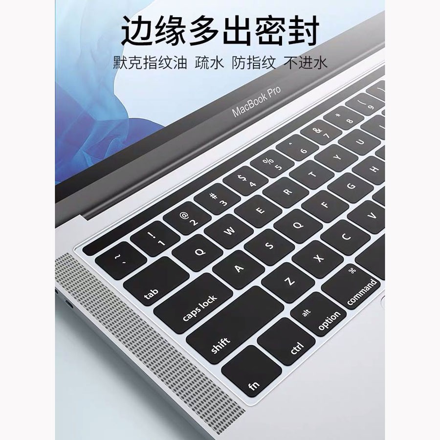 Keyboard Cover for Macbook Pro 13 15 Inch with Touch Bar 2016-2019