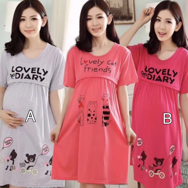  Baju  Daster  Hamil Busui Bumil Lovely Shopee  Indonesia