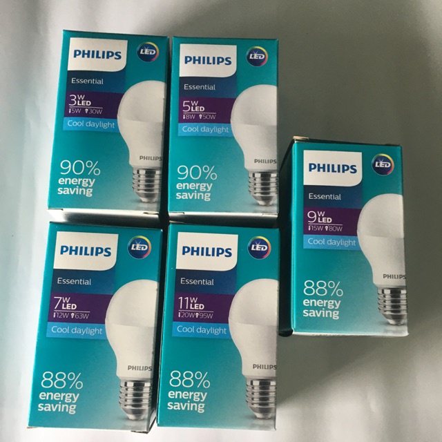 Philips Bola Lampu LED Essential - Cahaya Putih