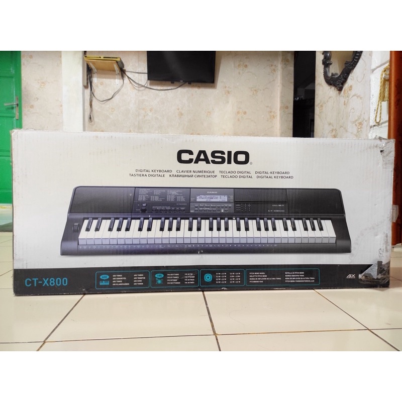 PIANO CASIO XT-800 DIGITAL KEYBOARD SECOND MULUS