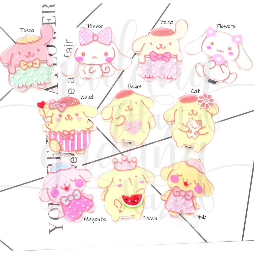 Jepit Rambut Karakter Kartun Jepang Anjing Jepit Karakter Lucu Hairclip Unik GH 201036