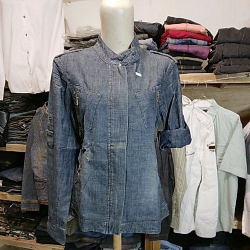 jaket denim EMBA original cewek