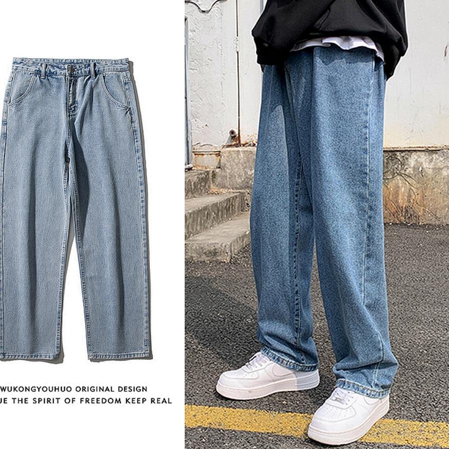 Lagi Tren.. Celana jeans pria celana santai pria jeans baggy pants pria ankle pants pria jeans korea