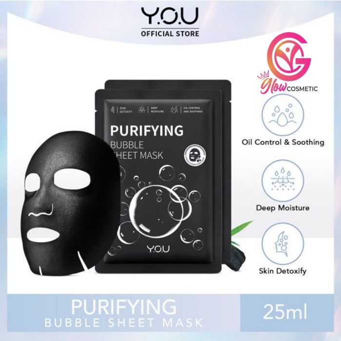 YOU PURIFYING BUBBLE SHEET MASK 25 ML