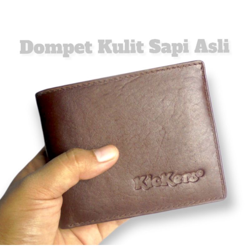 [BISA COD] DOMPET KULIT ASLI DENGAN RESLETING DALAM DOMPET LIPAT PRIA KULIT ASLI DOMPET KULIT SAPI
