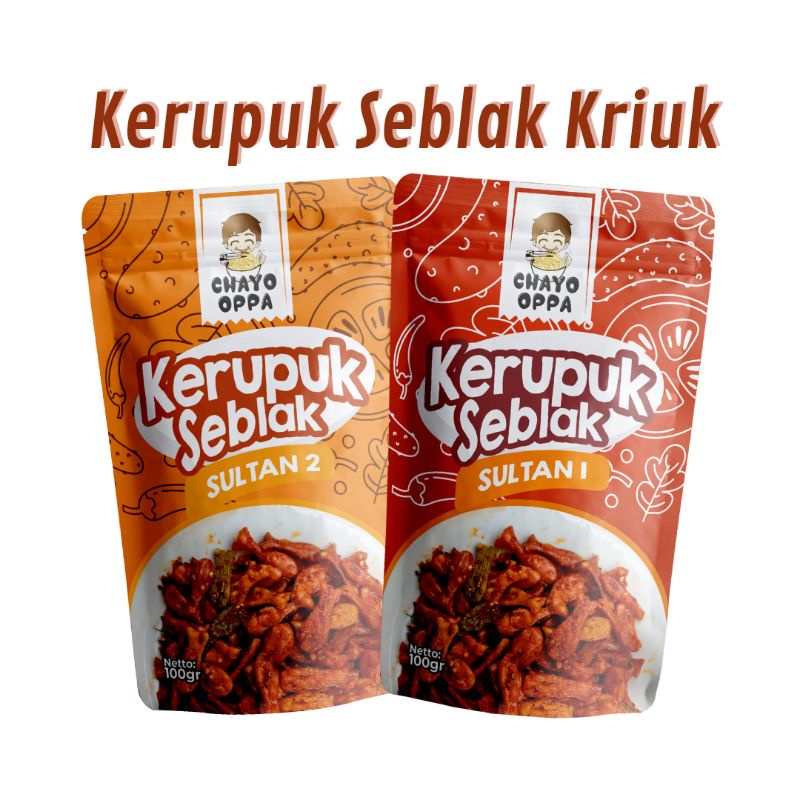 

Kerupuk Seblak by Chayo Oppa 100 gram Seblak Kering Makanan Ringan Cemilan Pedas