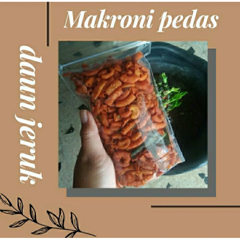 

Makroni Pedas daun jeruk