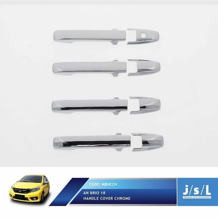 Cover handle All New Brio 2018 up  Chrome