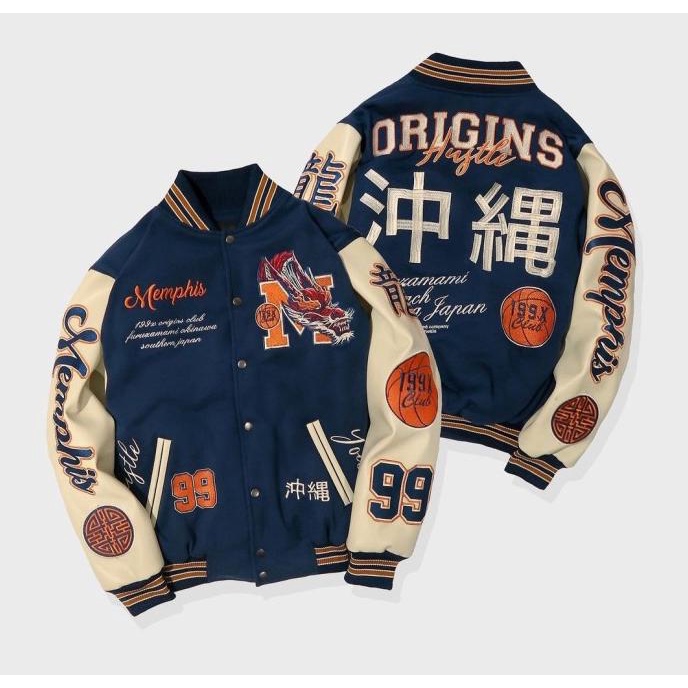 Promo Jaket Memphisorigins Varsity Okinawa - Original