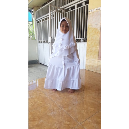 GAMIS PUTIH  ANAK  CITRA  ORIGINAL manasik putih usia 3 - 14 tahun  bahan super lembut dan adem ORI CITRA
