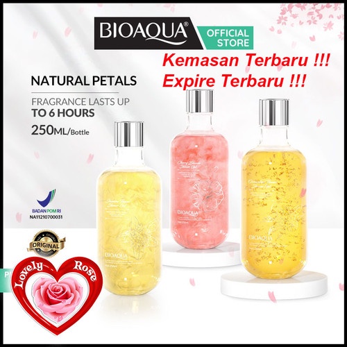 [COD] Bioaqua Sabun Cair 250ml Abstract Fresh Petals Shower Gel Melembabkan &amp; Menutrisi Kulit - BPOM