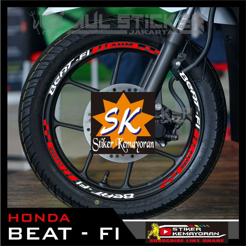 CUTTING STIKER LIST VELG HONDA BEAT FI TERBARU