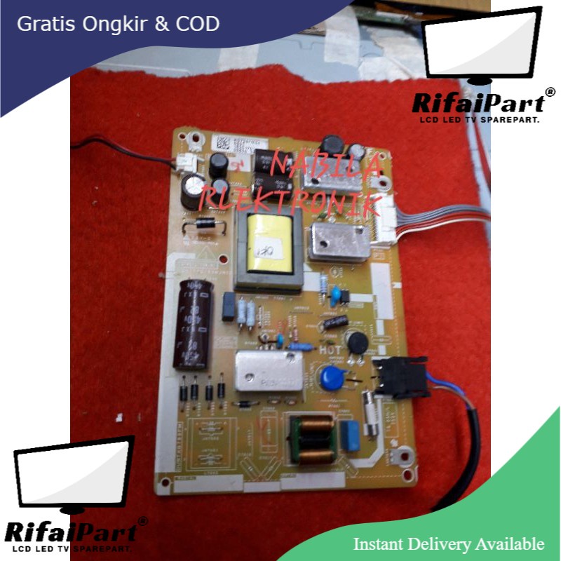 REGULATOR TV SHARP LC-32SA4100I - MESIN TV LED SHARP LC-32SA4100I - POWER SUPPLY TV SHARP LC-32SA410