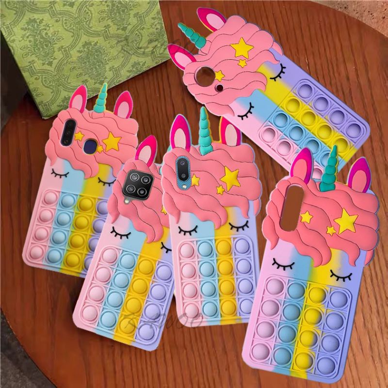 SAMSUNG A03 A22 4G A32 5G A32 4G A13 A23 A10 A10s A12 M12 A20 A03 core Kesing Hp Kuda Poni Karakter 