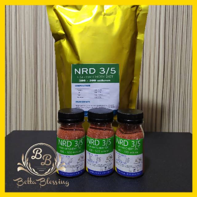 PELET NRD 3/5 // 30 GRAM / PELET IKAN / PELET CUPANG / PAKAN BURAYAK