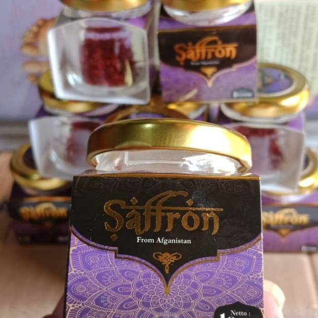 

Saffron afganistan 1gram grade A terbaik 100% asli bunga safron negin super