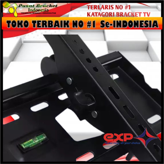 Bracket TV KHUSUS PANASONIK 42&quot; s/d 55&quot; waterpass GARANSI 100% COCOK!