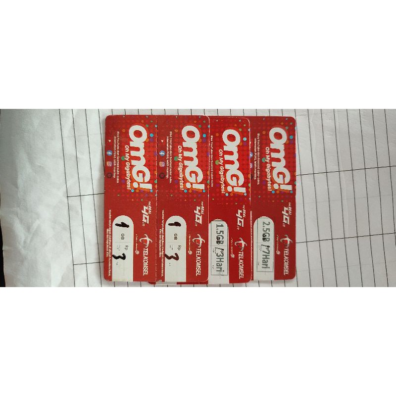 Voucher Telkomsel 1gb 3hari