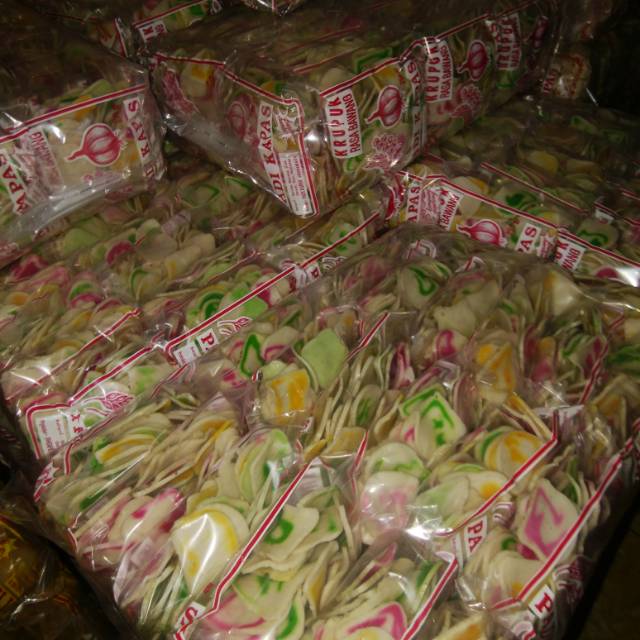 

Kerupuk bawang cap padi kapas 1 ball @250x20