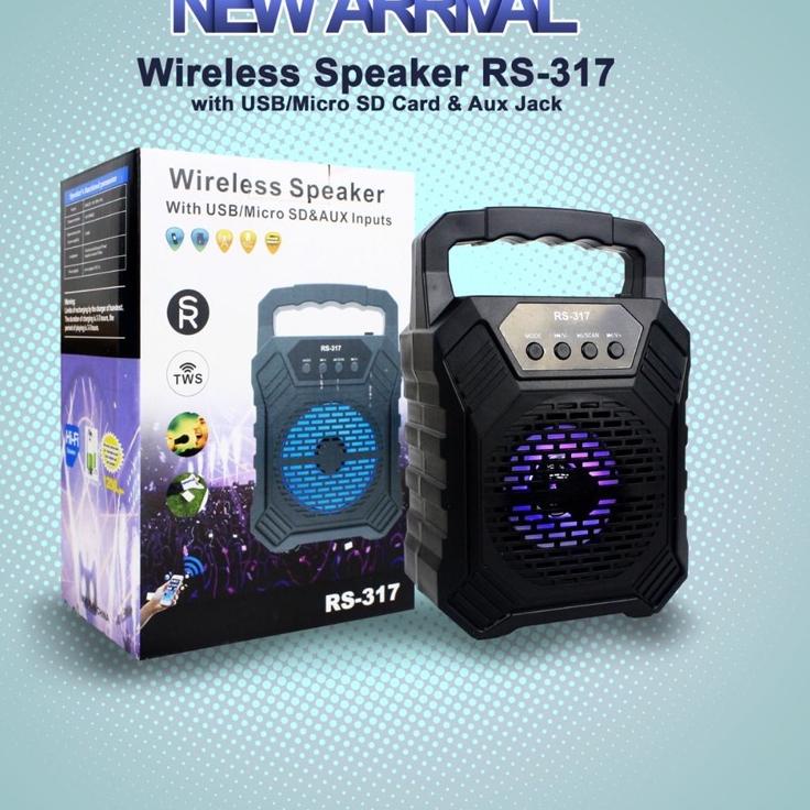 Update Istimewa Speaker Bluetooth Wireless JBH Jb-5003 RS-317 Speaker Portable