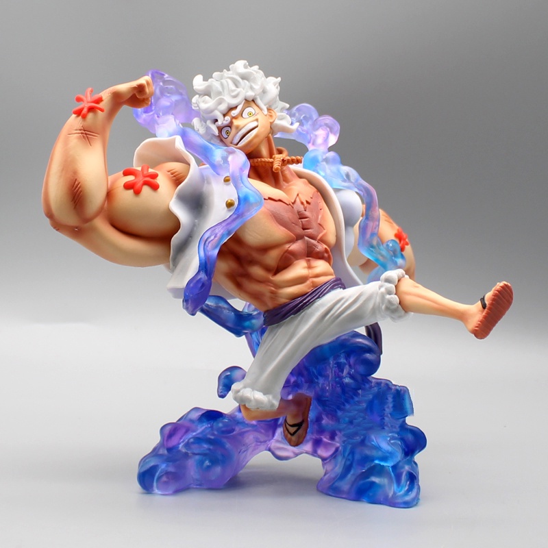 Mainan Action Figure Model Anime One Piece Luffy Gear 5 Hercules Nika Luffy Sun God 19cm Bahan PVC Untuk Hadiah Anak