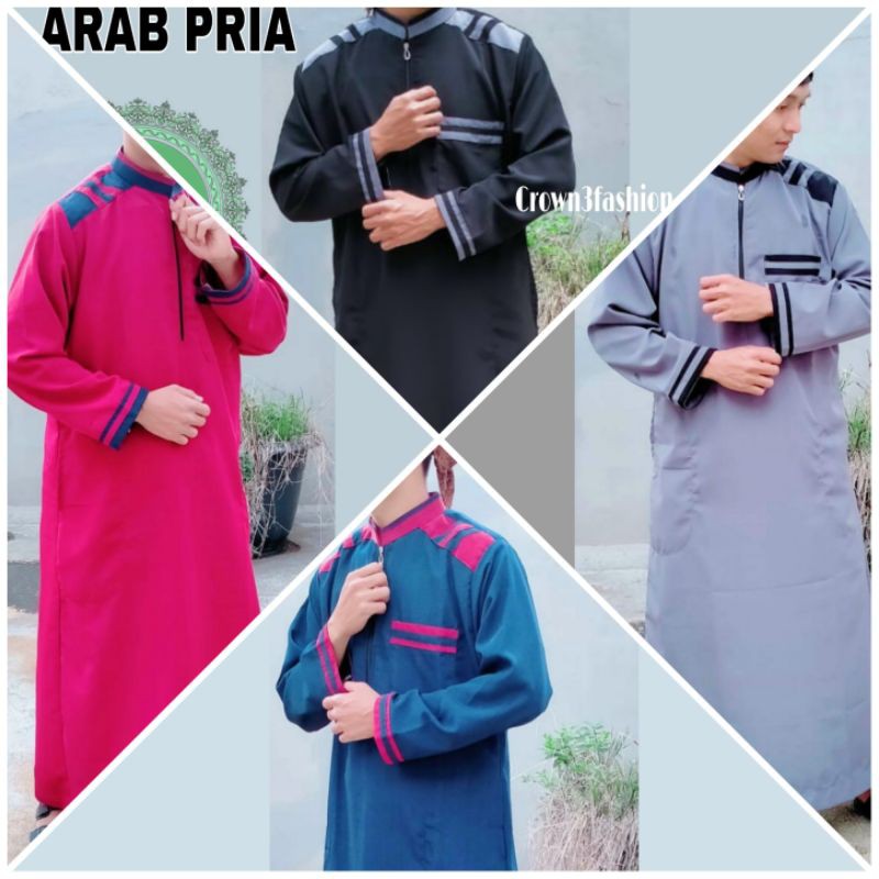 GAMIS JUBAH ARAB PRIA VIRAL TERBARU *COD√