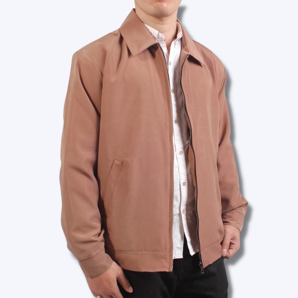 Jaket Jas Pria Semi Formal Jaket Kantor Kerah Model Casual Mocca Jacket Jasket Seminar Polos