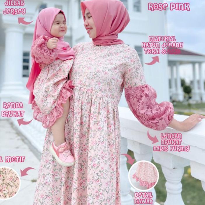 Sale Gamis Anak Perempuan / Gamis Jergio Original By Celycely / Gamis Couple Ibu Dan Anak Perempuan 