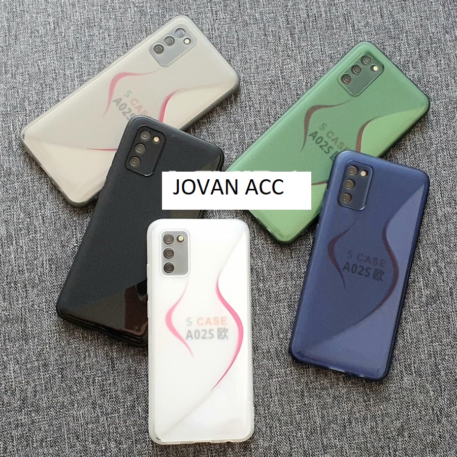 SAMSUNG A02S CASING SOFT CASE SILIKON S-CASE 1.75mm CASING PROTECT CAMERA COVER PELINDUNG KAMERA TPU SOFTCASE