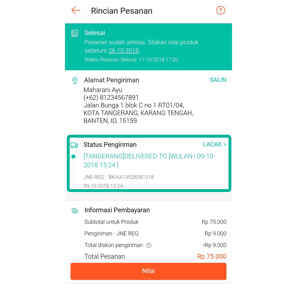 Bagaimana Cara Melacak Status Pengiriman Pesanan Saya Shopee