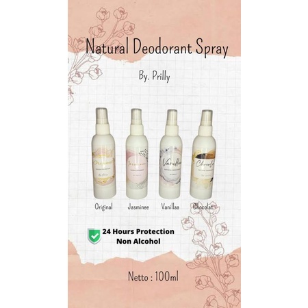 DEODORANT SPARY 100 ML (BAU BADAN HUZZ)