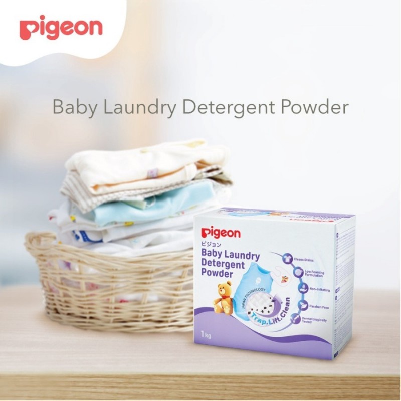 Pigeon Baby Laundry Detergent Powder Deterjen Baju Bayi Bubuk - 1 Kg