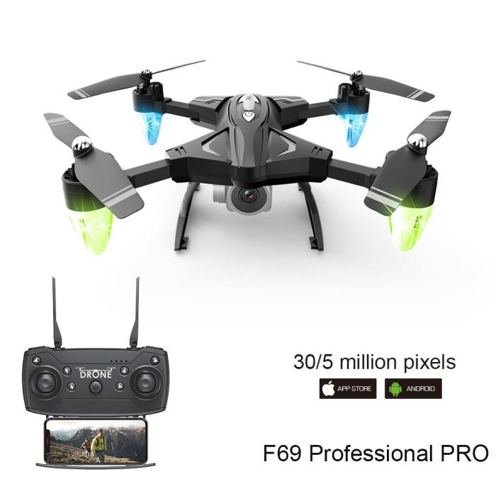 Zackymall F69 2.4G 4Ch 6-Axis Drone Gps Brushless Altitude Hold 720P Kamera