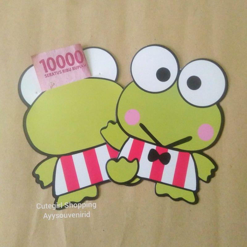 AMPLOP KEROPPI / AMPLOP LEBARAN KEROPPI / AMPLOP IMLEK KEROPPI / AMPLOP NATAL /AMLOP KARAKTER