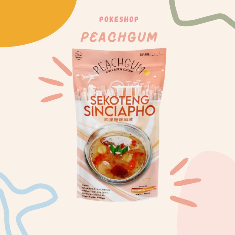 

Peachgum Collagen Premium 2 Porsi Halal - Peach Gum Dessert PokeshoXtra